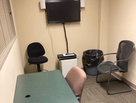 Catherwood Interview Room 230, Click on this picture to reserve this space.